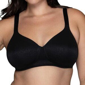 Vanity Fair Bra Black Jacquard 38C NWT
